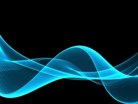 Abstract blue waves modern background 스톡 일러스트