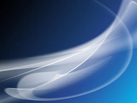 Abstract blue waves modern background Stock Illustration