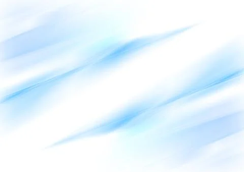 Abstract blue waves smooth gradient background Stock Illustration