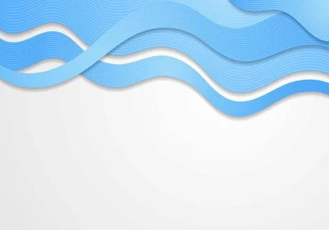 Abstract blue waves. Vector design eps 10 Abstract blue waves. Vector desi... Stock Photos