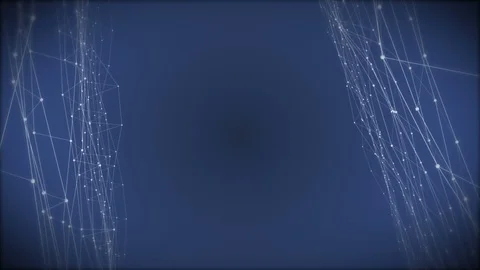 Abstract Blue Waving Grid Background Stock Footage 84176824