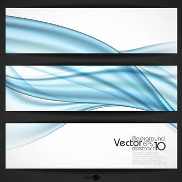 Abstract Blue Wavy Background. Abstract Blue Wavy Background. Vector Illus... Foto stock