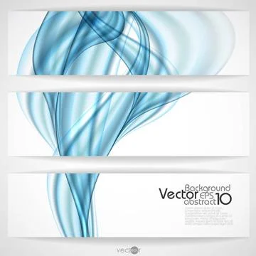 Abstract Blue Wavy Background Abstract Blue Wavy Background. Vector Illust... Stock Photos