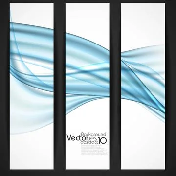 Abstract Blue Wavy Background Abstract Blue Wavy Background. Vector Illust... Foto stock