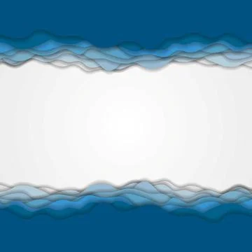 Abstract blue wavy background Abstract blue wavy background. Vector corpor... Foto stock