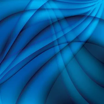 Abstract blue wavy elegant background Illustrazione stock