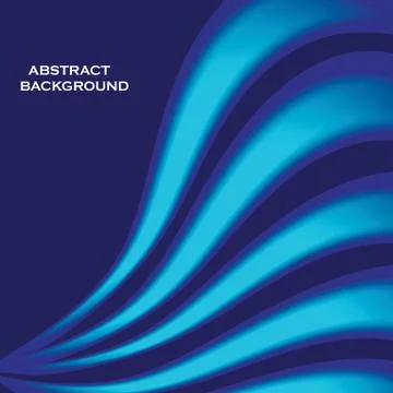 Abstract blue wavy elegant background Stock Illustration