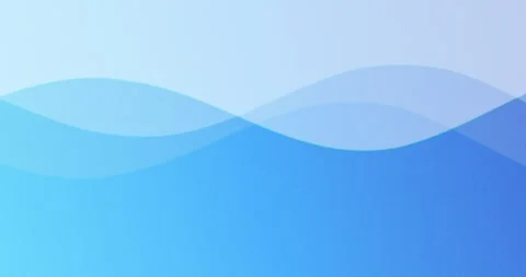 Abstract Blue Wavy Flat Design Background Animation Loop with Copy Space 60 fps Stock Footage 337420909