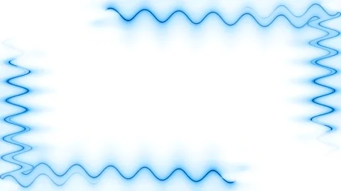 Abstract Blue Wavy Frame Stock Footage 284393207