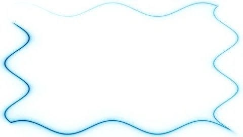 Abstract Blue Wavy Frame Stock Footage 284397431