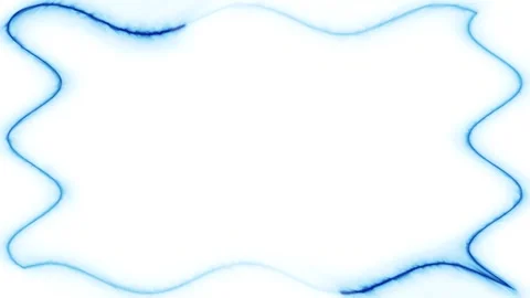 Abstract Blue Wavy Frame Stock Footage 284397476