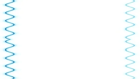 Abstract Blue Wavy Lines Background Stock Footage 284397135