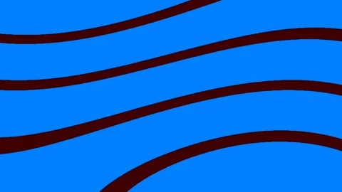 Abstract blue wavy lines background pattern for modern design concept Stock Footage 342203098