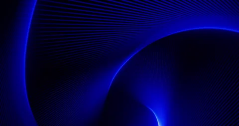 Abstract Blue Wavy Lines Digital Background Stock Footage 311015447