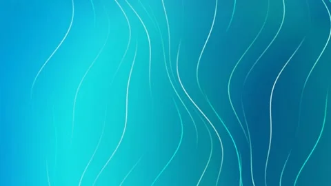 Abstract Blue Wavy Lines Motion Background Video stock 337279775