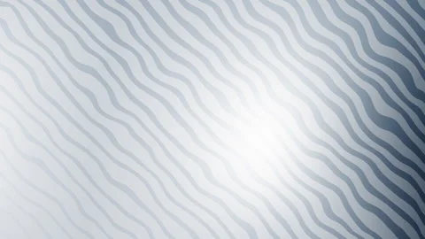 Abstract Blue Wavy Lines Moving Across Soft White Background 스톡 동영상 333939710