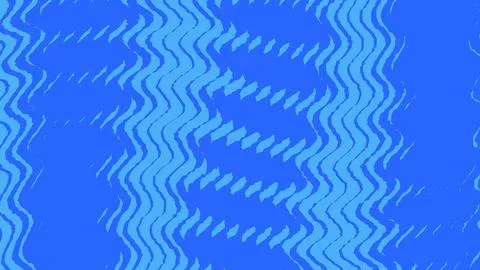 Abstract blue wavy lines pattern background Stock Illustration