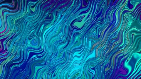 Abstract blue wavy liquid background Stock Footage 220751126