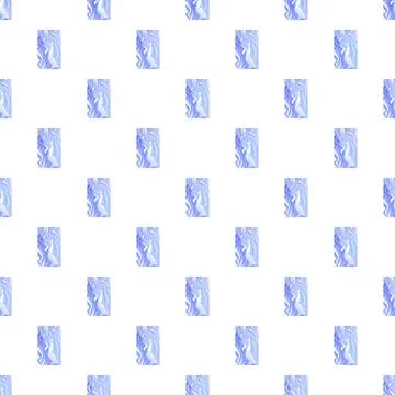 Abstract blue wavy marble liquid art seamless pattern Stock Illustration