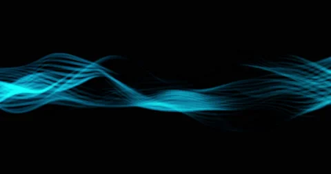 Abstract blue wavy minimal background Stock Footage 169161436