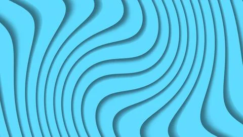 Abstract Blue Wavy Pattern with 3D Effect Stock Photos