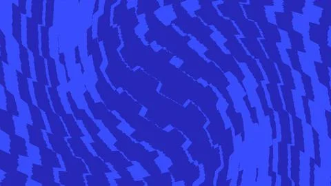 Abstract blue wavy pattern with geometric shapes Illustrazione stock