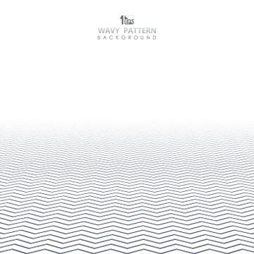 Abstract blue wavy pattern line of geometric background. 스톡 일러스트