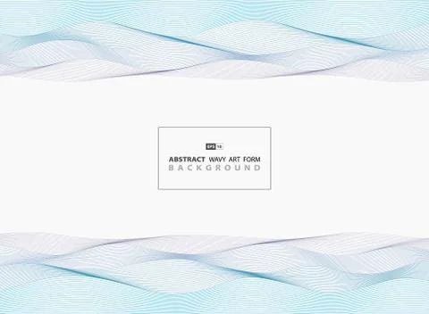 Abstract blue wavy sea pattern design lines background. illustration vector 스톡 일러스트
