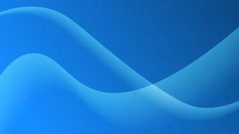 Abstract blue wavy shape background Stock Illustration