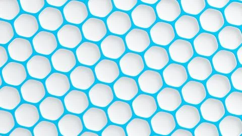 Abstract blue white background. 3d illustration, 3d rendering. Stock Illustration