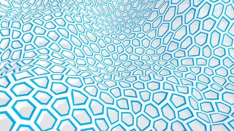 Abstract blue white background. 3d illustration, 3d rendering. 스톡 일러스트