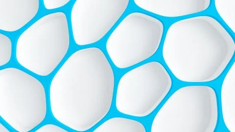 Abstract blue white background. 3d illustration, 3d rendering. Illustration
