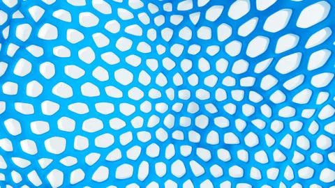 Abstract blue white background. 3d illustration, 3d rendering. Stock-Illustration