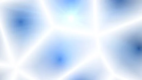 Abstract blue-white light pattern radiates from center Stock Illustration