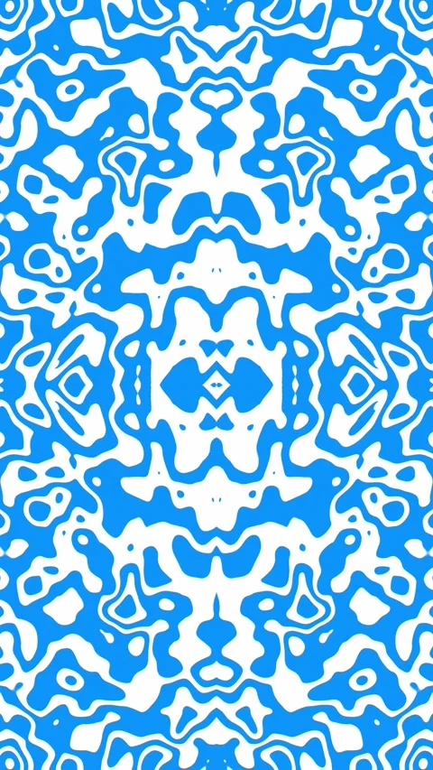 Abstract blue white mosaic pattern loop motion vertical background Stock Footage 345524686
