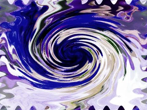 Abstract Blue White Vortex Background Stock Illustration