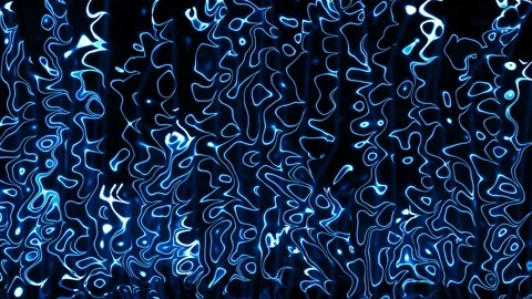 Abstract blue-white waves. Cyclic video Stock Footage 158046787