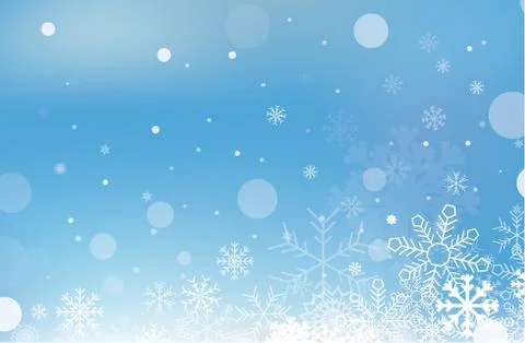 Abstract Blue Winter Background Illustrazione stock