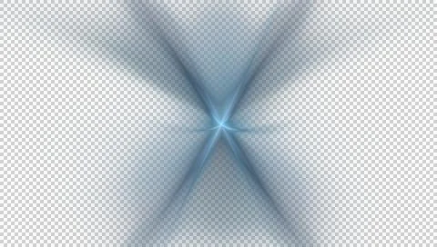 Abstract Blue X Stock Illustration
