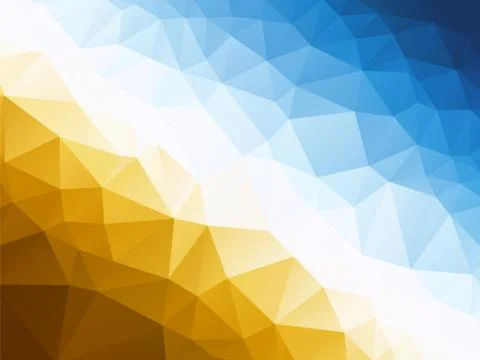 Abstract blue yellow background Stock Illustration