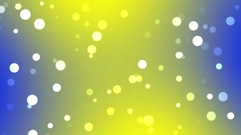 Abstract blue yellow background, modern futuristic graphic with bubble animation Stock-Footage 310047460