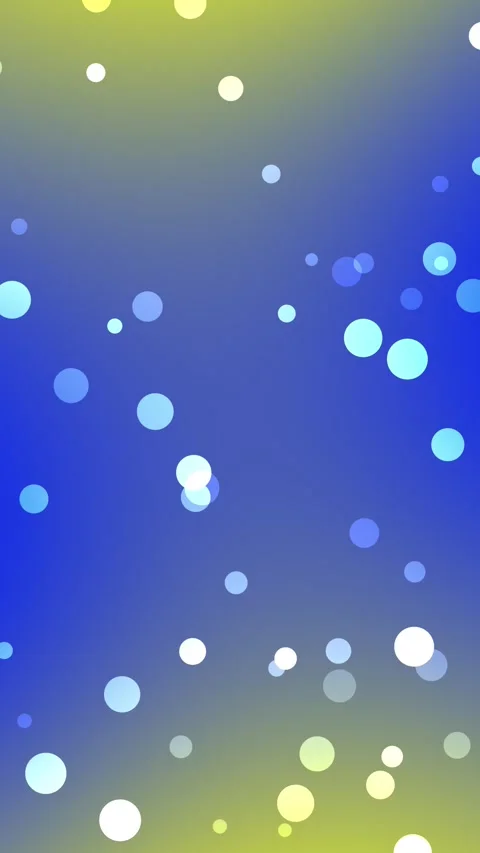 Abstract blue yellow background, modern  futuristic graphic with bubble Video stock 313087869