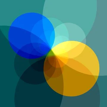 Abstract blue yellow colored background. Two different colors. Design. Stock Illustration