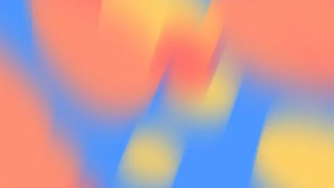 Abstract Blue Yellow Orange Gradient Flowing Motion Background Stock Footage 326039390
