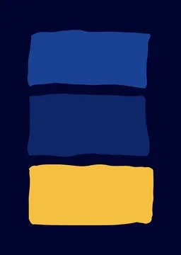 Abstract blue yellow theme design background. Flyer brochure advertising Stock Illustration