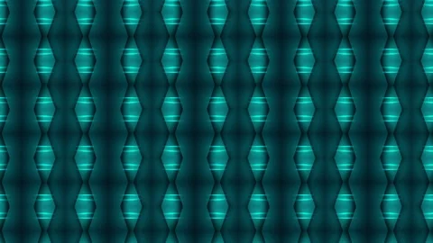 Abstract blue zigzag and rhombus pattern background in 4k video. 動画素材 147193490