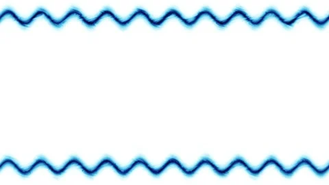 Abstract Blue Zigzag Border Design Stock Footage 284395262