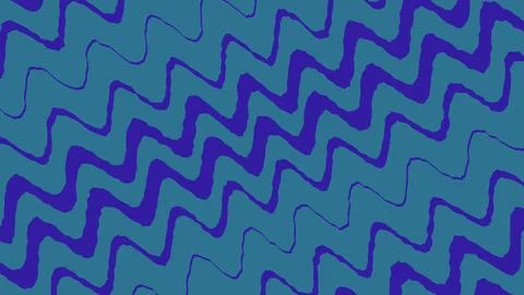 Abstract blue zigzag pattern with geometric lines Stock Illustration