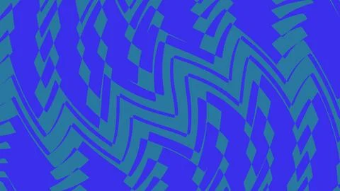 Abstract blue zigzag pattern with geometric lines Stockillustratie