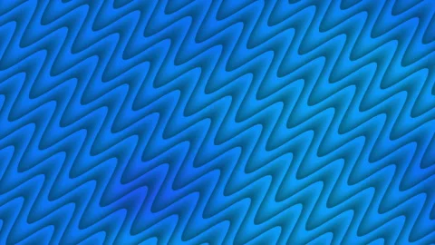 Abstract blue zigzag wave pattern background, seamless fluid motion loop Stock Footage 341824346